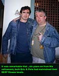 Pete Boyle with Cantona